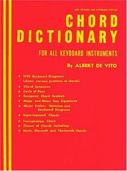Cover of: Chord Dictionary for Keyboard Instruments: Reference Book