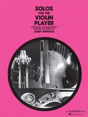 Cover of: Solos for the Violin Player: Violin and Piano