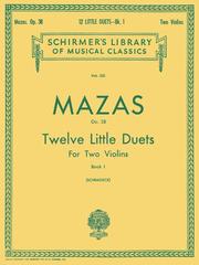 Cover of: 12 Little Duets, Op. 38 - Book 1: Score and Parts