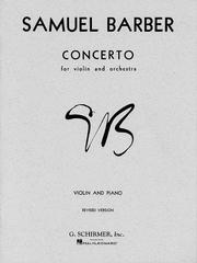 Cover of: Concerto by Samuel Barber