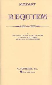 Cover of: Requiem by Wolfgang Amadeus Mozart