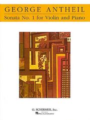 Cover of: Violin Sonata No. 1: Violin and Piano