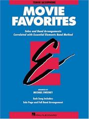 Cover of: Tenor Saxophone Movie Favorites (Essential Elements Band Method) by Michael Sweeney