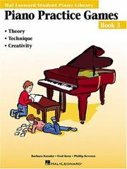Cover of: Piano Practice Games Book 3: Hal Leonard Student Piano Library
