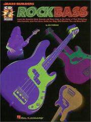Cover of: Rock Bass (Bass Builders Series) | J Liebman