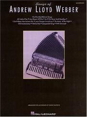 Cover of: Songs of Andrew Lloyd Webber (Accordion) by Kenny Kotwitz