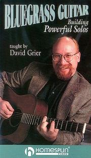 Cover of: The Bluegrass Guitar Techniques of David Grier