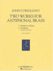 Cover of: Two Works for Antiphonal Brass