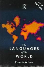 Cover of: The languages of the world by Kenneth Katzner, Kenneth Katzner