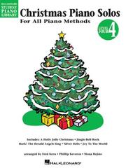 Cover of: Christmas Piano Solos - Level 4: Hal Leonard Student Piano Library