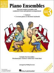 Cover of: Piano Ensembles Level 3: Hal Leonard Student Piano Library