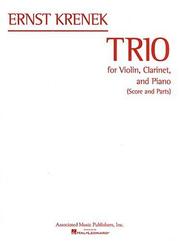 Cover of: Trio by Ernst Krenek