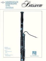 Cover of: Master Solos Intermediate Level - Bassoon: Book/CD Pack