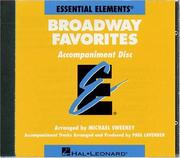Cover of: Essential Elements Broadway Favorites - CD Accompaniment