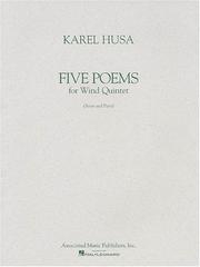 Cover of: Five Poems for Wind Quintet: Score and Parts