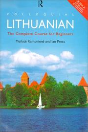 Cover of: Colloquial Lithuanian by Ian Press