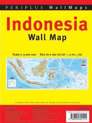 Cover of: Indonesia Wall Map 1:3 Mil (Wall Maps)