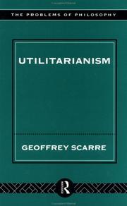 Cover of: Utilitarianism (Problems of Philosophy)