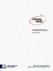 Cover of: Finding Work: Employment Experiences of South African Graduates (Hsrc Research Monograph)