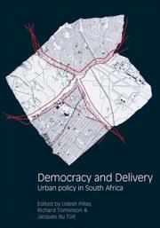 Cover of: Democracy and Delivery by 