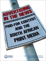 Cover of: Advertising in the News: Paid-for Content and the South African Print Media
