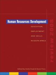 Cover of: Human Resources Development Review 2008: Education, Employment and Skills in South Africa