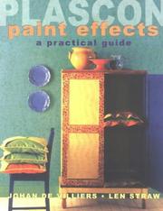 Cover of: Paint Effects by Johan De Villiers, Len Straw