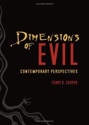 Cover of: Dimensions of Evil: Contemporary Perspectives