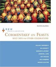 Cover of: New Proclamation Commentary on Feasts, Holy Days, and Other Celebrations by William F., II Brosend, Bill Doggett, Gordon W. Lathrop, Ruth A. Meyers