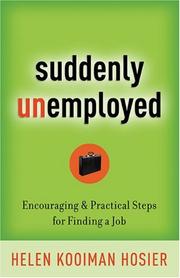 Cover of: Suddenly Unemployed by Helen Kooiman Hosier