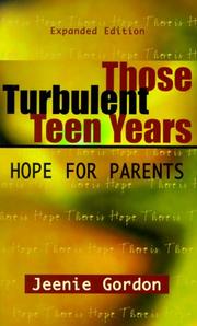 Cover of: Those Turbulent Teen Years by Jeenie Gordon