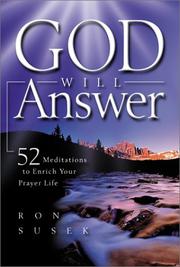 Cover of: God Will Answer: 52 Meditations to Enrich Your Prayer Life