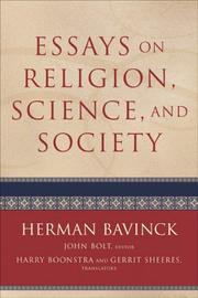 Cover of: Essays on Religion, Science, and Society