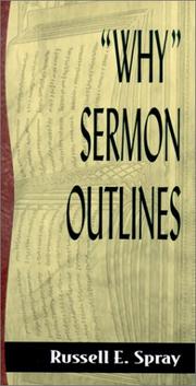 Cover of: Why Sermon Outlines (Sermon Outlines (Baker Book))