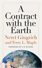 Cover of: A Contract with the Earth by Newt Gingrich, Terry L. Maple