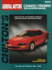 Chevrolet Camaro and Firebird, 1993-98 by The Nichols/Chilton Editors