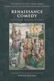 Cover of: Renaissance Comedy | Donald Beecher
