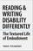 Cover of: Reading and Writing Disability Differently