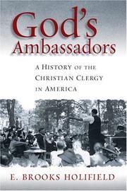 Cover of: God's Ambassadors: A History of the Christian Clergy in America (Pulpit & Pew)