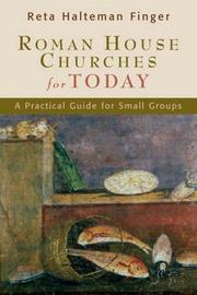 Cover of: Roman House Churches for Today by Reta Halteman Finger, Reta Halteman Finger