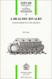 Cover of: A Healthy Rivalry: Human Rights and the Church (Louvain Theological and Pastoral Monographs)