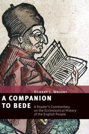 Cover of: A Companion to Bede: A Reader's Commentary on the Ecclesiastical History of the English People