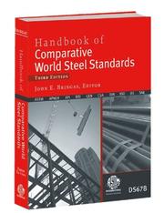 Cover of: Handbook Of Comparative World Steel Standards (Astm Data Series Publication, Ds 67b.) (Astm Data Series Publication, Ds 67b.)