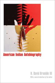 Cover of: American Indian Autobiography by H. David Brumble, H. David Brumble