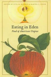 Cover of: Eating in Eden: Food and American Utopias (At Table)