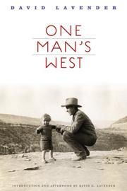 Cover of: One Man's West