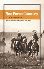 Cover of: Nez Perce Country (Bison Original) | Alvin M. Josephy Jr.
