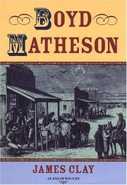Cover of: Boyd Matheson by James Clay