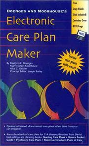 Cover of: Doenges and Moorhouse's Electronic Care Plan Maker
