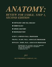 Cover of: Anatomy by Kurt E. Johnson, Frank Slaby, Ronald C. Bohn, Frank J. Slaby, Kurt E. Johnson